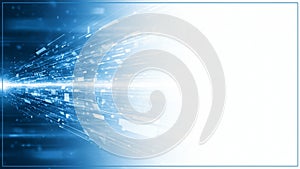 Digital Data Acceleration Background Global Technology Information Flow